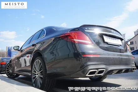벤츠E300 E클래스 카마인레드 랩핑 / 성남시 중원구 여수동