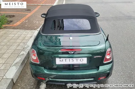 미니쿠페 컨버터블 블랙유광 바이퍼데칼 랩핑 재시공 / 성남시 중원구 여수동