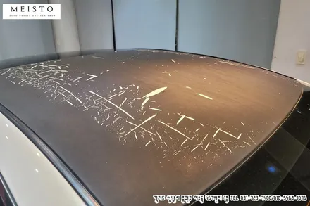 분당루프스킨 인피니티Q50 루프랩핑 재시공 / 성남시 중원구 여수동