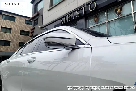 BMW840i 크롬죽이기 창틀 및 사이드미러 블랙유광 랩핑 / 성남시 중원구 여수동