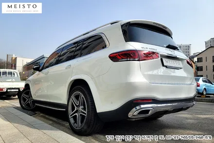 벤츠 GLS400d 투톤랩핑 및 B필러 실버크롬 사이드데칼 랩핑 / 성남시 중원구 여수동