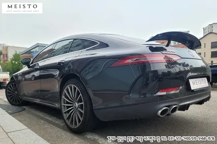 벤츠 GT43AMG 3M 사틴화이트 펄 전체랩핑 / 성남시 중원구 여수동