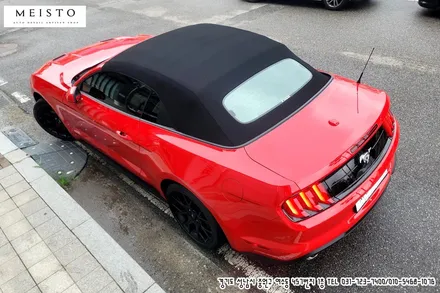 머스탱 컨버터블 4선 바이퍼데칼 랩핑 / 성남시 중원구 여수동