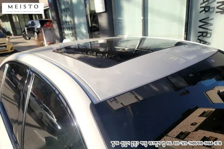 BMW320i 루프스킨 블랙PPF 및 사이드데칼 시공 / 성남시 중원구 여수동