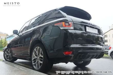 레인지로버 스포츠 차량랩핑 스틸브러쉬의 남다른 매력 / 성남시 중원구 여수동