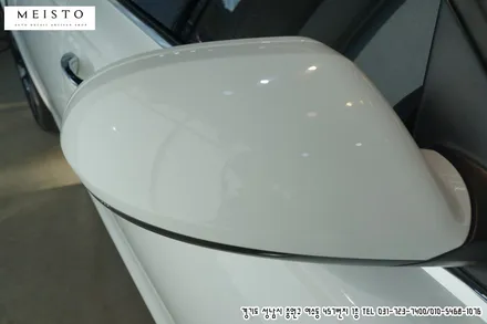 아우디A6 차량 부분랩핑 루프 및 사이드미러 포인트 살리기 / 성남시 중원구 여수동