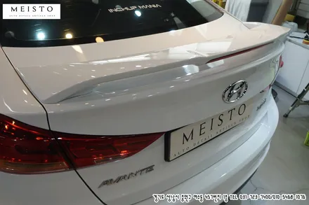 아반떼스포츠랩핑 블랙 포인트로 더욱 매력있게 / 성남시 중원구 여수동