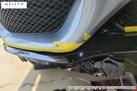 벤츠 C43AMG 블랙유광 부분랩핑 / 성남시 중원구 여수동