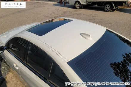 BMW320i 랩핑 에이버리 사틴블랙락그레이 전체시공 / 성남시 중원구 여수동