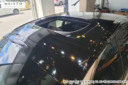벤츠E클래스 E220d 블랙유광 루프스킨 / 성남시 중원구 여수동