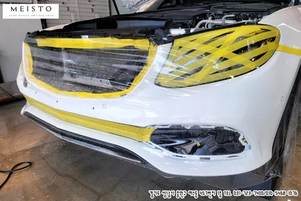 벤츠E클래스 E220d 스크래치예방 전면패키지 및 생활보호 PPF / 성남시 중원구 여수동