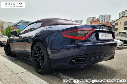 마세라티 그란카브리오 3M 유광블루파이어 전체랩핑 / 성남시 중원구 여수동