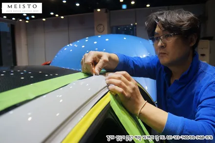 BMW M3 전체랩핑 은은한 그레이 컬러 탄생 / 성남시 중원구 여수동