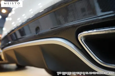 벤츠 C63AMG 바이퍼데칼 및 디퓨져 포인트랩핑 / 성남시 중원구 여수동