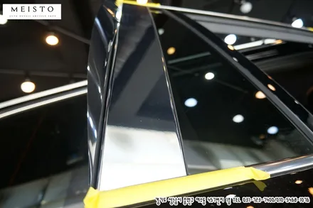 볼보 XC90 필러부 부분 크롬랩핑 / 성남시 중원구 여수동