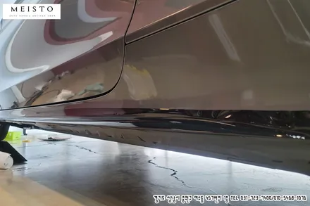 벤츠 C43AMG 블랙유광 부분랩핑 / 성남시 중원구 여수동