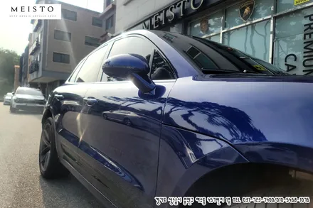 포르쉐 마칸S 3M 브러쉬드 티타늄 전체랩핑 / 성남시 중원구 여수동
