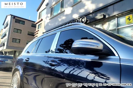 벤츠마이바흐 GLS600 B필러 실버크롬 랩핑 / 성남시 중원구 여수동