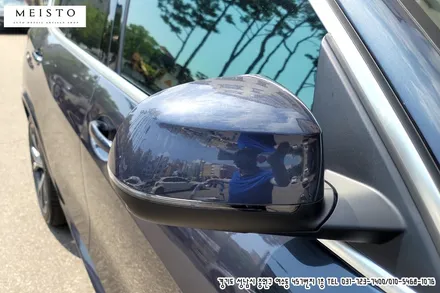 BMWX5 사틴블랙 전체랩핑 및 블랙유광 크롬죽이기 시공 / 성남시 중원구 여수동