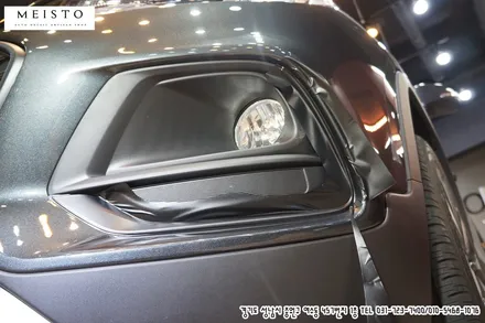 쉐보레 트랙스 무광블랙 부분랩핑 부분카스킨 / 성남시 중원구 여수동