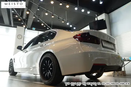 BMW320D 전체랩핑 3M 유광 레드메탈릭 / 성남시 중원구 여수동