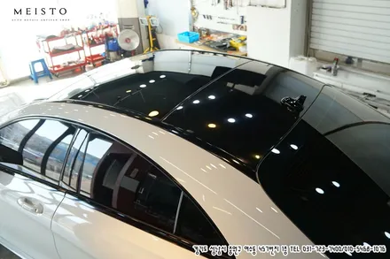 벤츠 CLA250 블랙유광 루프스킨 포인트랩핑 / 성남시 중원구 여수동