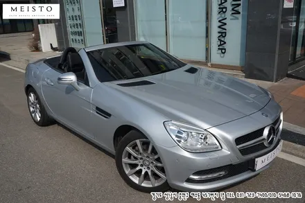 벤츠랩핑 SLK55AMG 화이트펄 전체카스킨 / 성남시 중원구 여수동