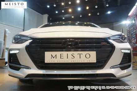 아반떼스포츠랩핑 블랙 포인트로 더욱 매력있게 / 성남시 중원구 여수동