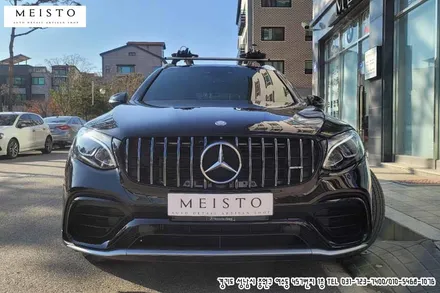 자동차랩핑 벤츠 GLC220d 창틀 크롬죽이기 블랙유광 시공 / 성남시 중원구 여수동