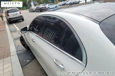 벤츠E63AMG 크롬죽이기 랩핑 및 사이드미러 PPF / 성남시 중원구 여수동