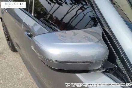 BMW M5랩핑 3M 사틴다크그레이 전체 및 블랙유광 포인트 시공 / 성남시 중원구 여수동