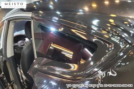 자동차부분랩핑 크롬을 블랙으로 바꾸는 크롬죽이기 랩핑 / 성남시 중원구 여수동