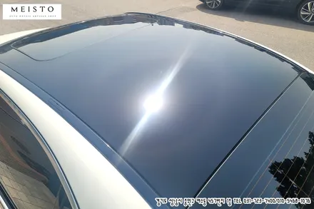 분당PPF 벤츠E220d 블랙PPF 필름을 이용한 루프스킨 / 성남시 중원구 여수동