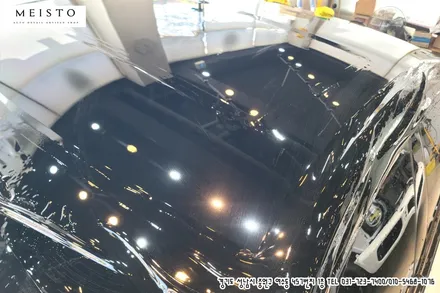 BMW i4 드레스업 튜닝 루프 블랙PPF 및 트렁크스포일러 랩핑 / 성남시 중원구 여수동