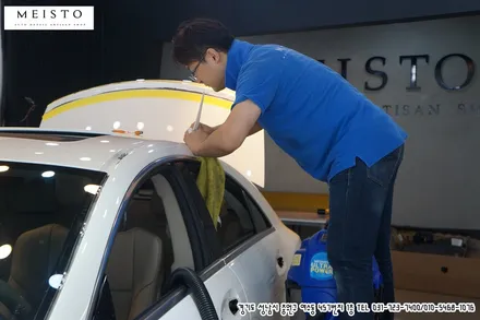 벤츠 CLS63AMG 사쿠라이 골드 크롬랩핑 / 성남시 중원구 여수동
