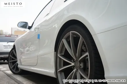 아우디RS5 개성넘치는 에이버리 무광 보라 랩핑 / 성남시 중원구 여수동