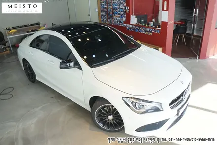 벤츠 CLA250 블랙유광 루프스킨 포인트랩핑 / 성남시 중원구 여수동