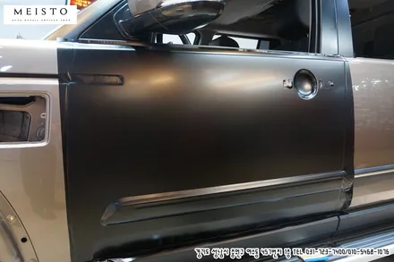 디스커버리4 차량 사틴블랙 전체랩핑 / 성남시 중원구 여수동