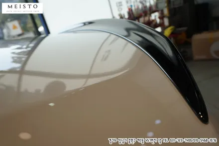 벤츠C43 AMG 스포일러 블랙유광 포인트 랩핑 / 성남시 중원구 여수동