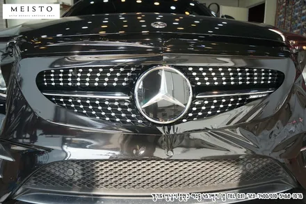 벤츠 E43AMG 그릴 및 크롬부위 포인트랩핑 / 성남시 중원구 여수동