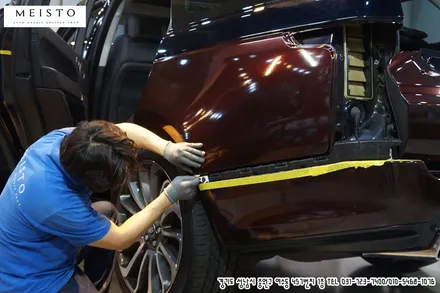 분당카스킨 투톤 포인트를 살린 레인지로버보그 랩핑 / 성남시 중원구 여수동
