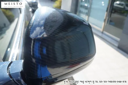 BMWX3 사이드미러 및 실내 리얼카본 스타일 랩핑 / 성남시 중원구 여수동