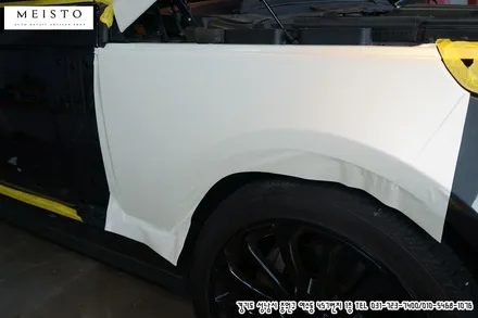 레인지로버 보그 3M 사틴펄화이트 랩핑 / 성남시 중원구 여수동