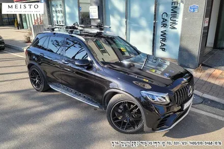 분당랩핑 벤츠 GLC220d 창틀 블랙유광 부분랩핑 / 성남시 중원구 여수동