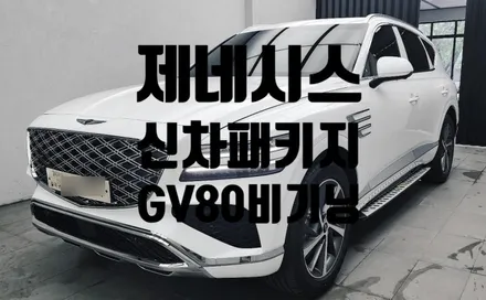 부산금정구신차패키지 GV80 클로징 옵션과 함께 스타일 나오는 시공.