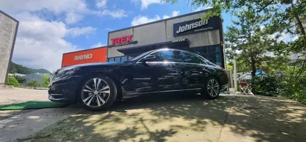 부산 동래 썬팅 벤츠 S500 클래스 어울리는 시공.