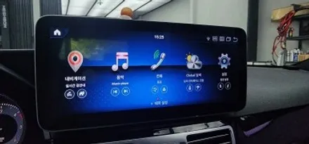 벤츠 NTG4.5 오디오 미디어 안드로이드올인원 설치 카플레이 까지.