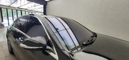 부산 동래 썬팅 벤츠 S500 클래스 어울리는 시공.