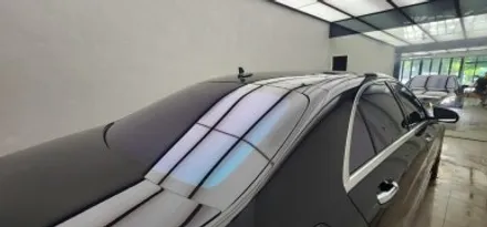 부산 동래 썬팅 벤츠 S500 클래스 어울리는 시공.