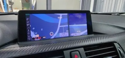 부산 bmw 3시리즈 f30 안드로이드올인원 카이원 아이나비맵 적용 nbt 타입 설치.